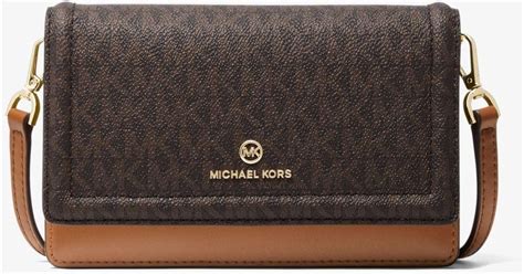 michael kors jet set small logo smartphone crossbody bag|michael kors handbags medium jet set.